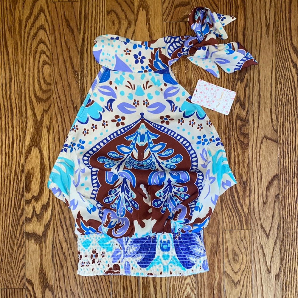 Free People Paisley Blouse